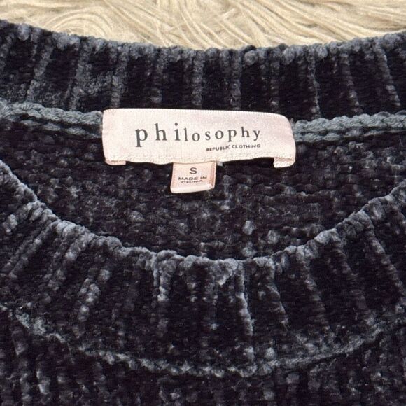 Philosophy chenille sweater size small - Picture 3 of 5
